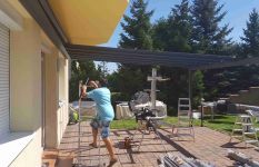 Pergola Murano integrale s integrovanou markýzou