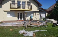 Pergola Murano integrale s integrovanou markýzou